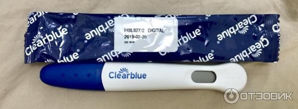 Тест для определения беременности Clearblue Цифровой фото