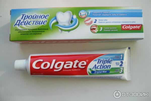 Зубная паста Colgate Тройное действие отзыв