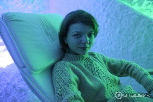 В соляной пещере