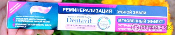 Гелевая зубная паста Bielita-Вiтэкс Dentavit Реминерализация фото