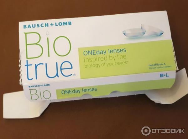 Однодневные контактные линзы Bausch&Lomb Biotrue ONEday фото