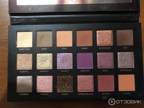 Палетка теней для век Huda Beauty Desert Dusk Eyeshadow Palette фото