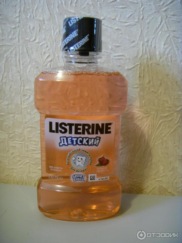 Ополаскиватель для полости рта Listerine Детский фото