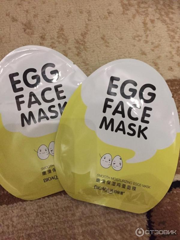 Маска Bioaqua Egg face mask фото