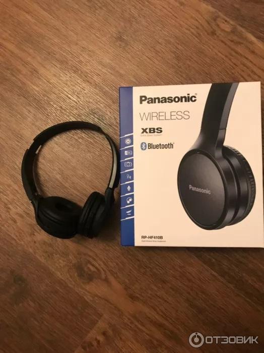 Беспроводные наушники panasonic RP-HF410B фото