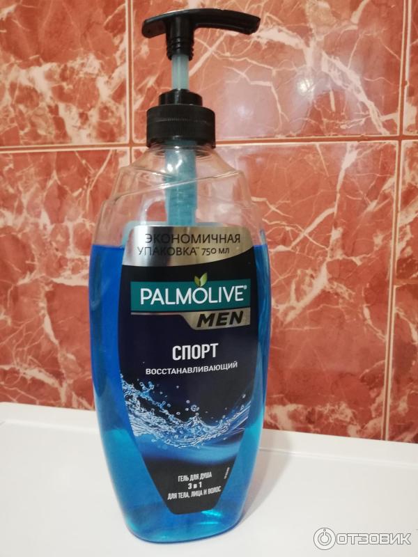 Гель для душа Palmolive Men Спорт восстанавливающий 3 в 1 фото