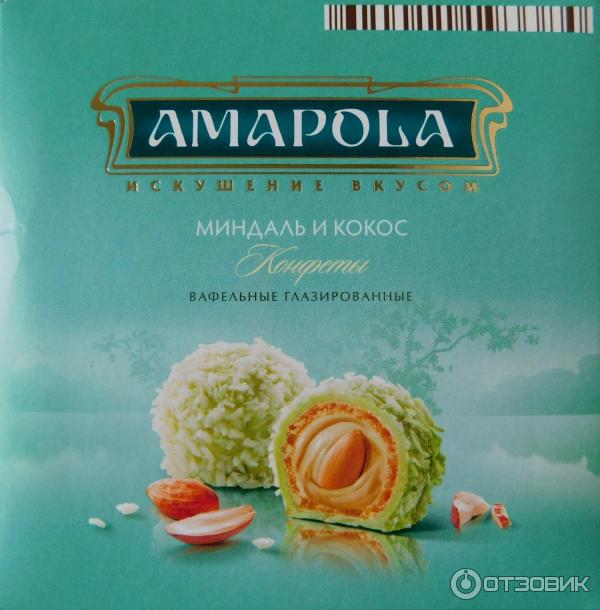 Конфеты РусКо Amapola Миндаль и кокос фото