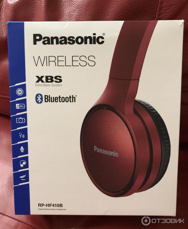 Беспроводные наушники panasonic RP-HF410B фото