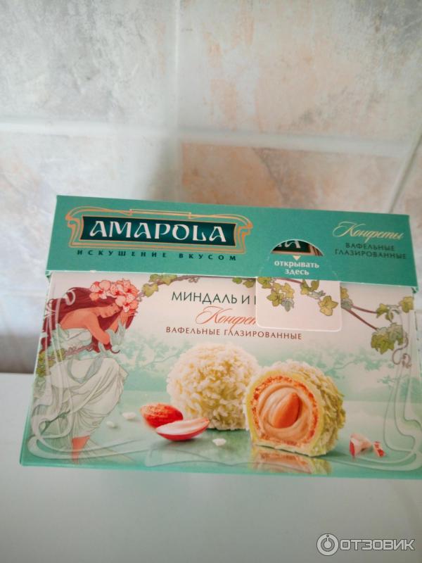 Конфеты РусКо Amapola Миндаль и кокос фото