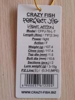 Характеристики модели Спиннинг Crazy Fish PERFECT JIG 76L-T
