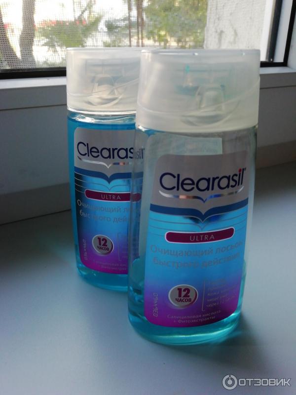 Очищающий лосьон для лица Clearasil Ultra фото