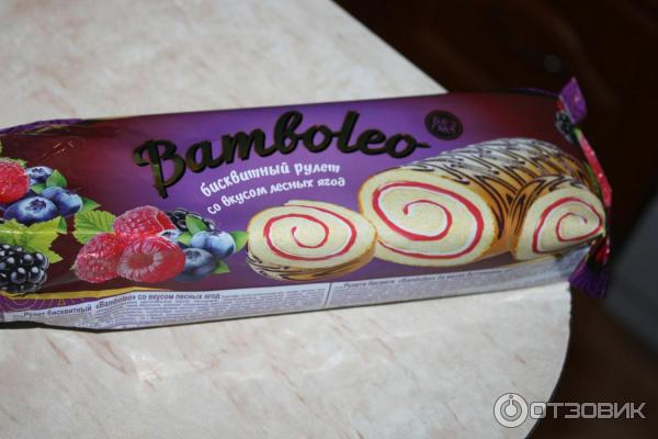 Рулет бисквитный Bamboleo фото