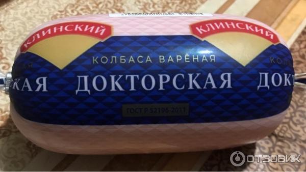 Колбаса вареная Клинский мясокомбинат Докторская ГОСТ фото