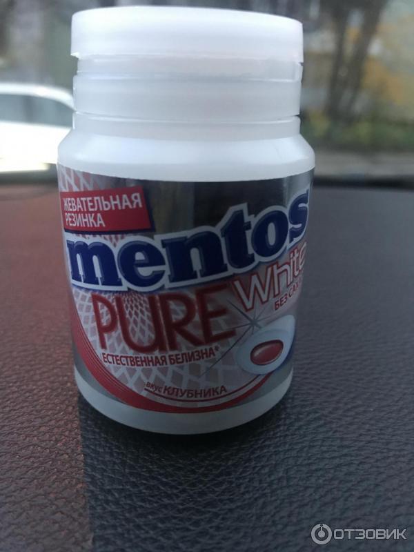 Жевательная резинка Mentos Pure White фото