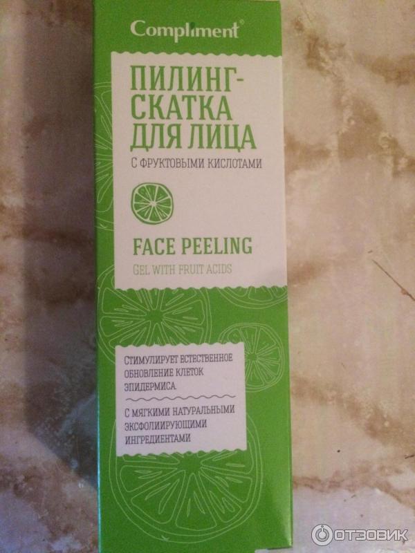 Пилинг-скатка для лица Comliment Face Peeling с фруктовыми кислотами фото