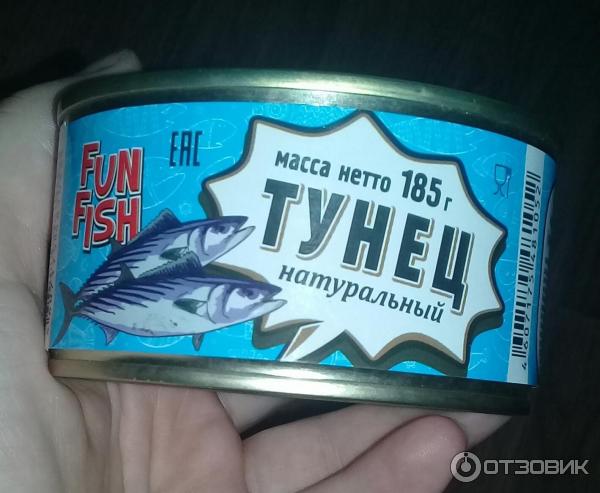 Тунец Fun fish натуральный в масле фото