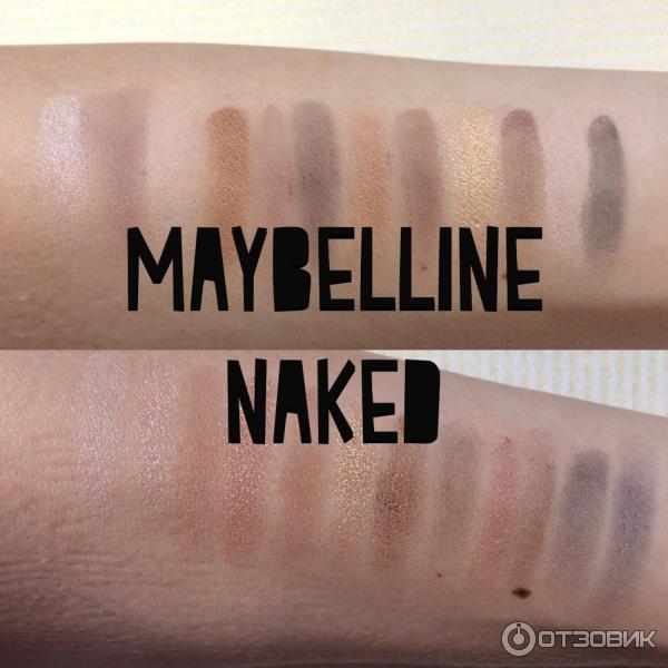 Палетка теней Maybelline The Nudes eyeshadow palette фото