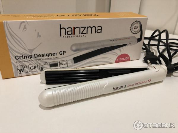 Профессиональные щипцы-гофре для прикорневого объема Harizma Crimp DESIGNER GP фото