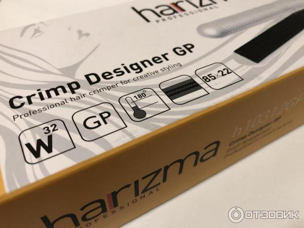 Профессиональные щипцы-гофре для прикорневого объема Harizma Crimp DESIGNER GP фото