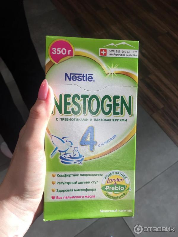 Детское молочко с пребиотиками Nestle Nestogen 4 фото
