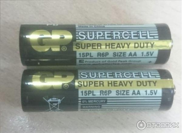 Батарейки GP Supercell AA 1.5 V фото