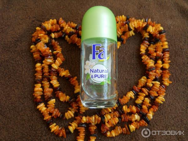 Роликовый дезодорант Fa Natural & Pure Белый чай фото