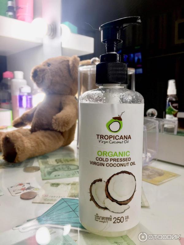 Кокосовое масло Tropicana Organic Cold Pressed Virgin Coconut Oil