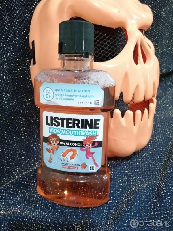 Детский ополаскиватель для полости рта Listerine Kids Mouthwash фото