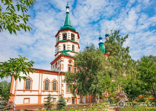 Крестовоздвиженская церковь иркутск фото Отзыв о Крестовоздвиженская церковь (Россия, Иркутск) Уголок райского сада рядом