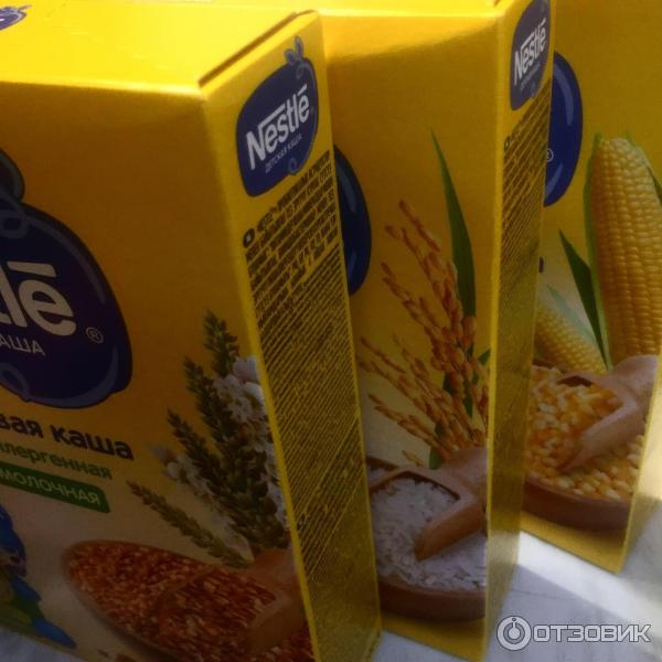 Сухие безмолочные каши Nestle Первая ступень фото