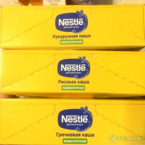 Сухие безмолочные каши Nestle Первая ступень фото