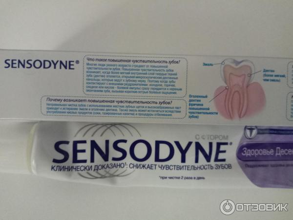 Зубная паста Sensodyne Здоровье десен фото