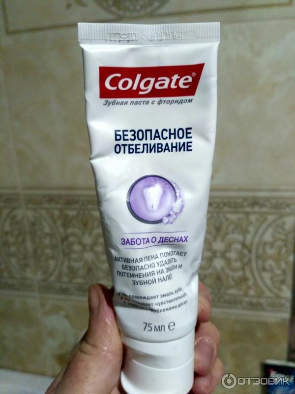 Зубная паста Colgate Безопасное отбеливание фото