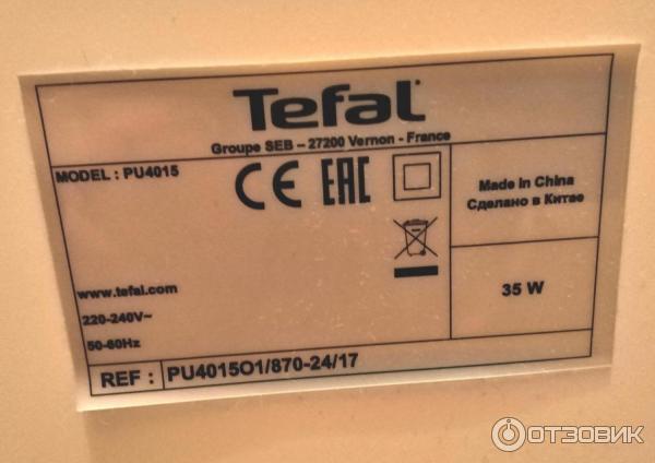 Очиститель воздуха Tefal Intense Pure Air PU4025 Automatic фото