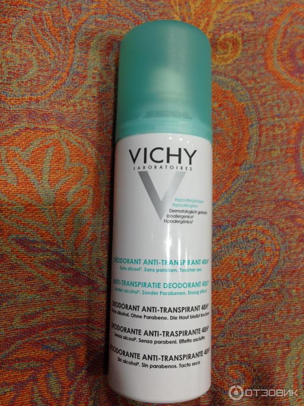 Дезодорант-аэрозоль Vichy Anti-Transpirant Efficacite 24H регулирующий избыточное потоотделение фото