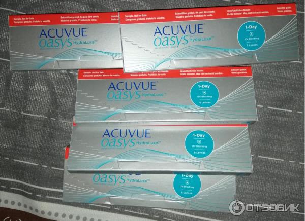 Контактные линзы Acuvue Oasys 1-Day with HydraLuxe фото