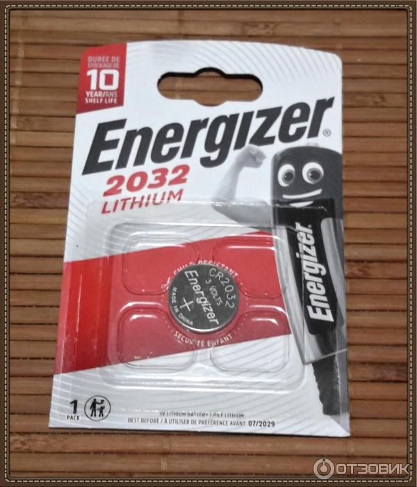 Батарейки Energizer 2032 литиевые фото