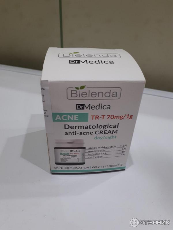 Дермотологический антиакне крем Bielenda дневной/ночной DR Medica Acne фото