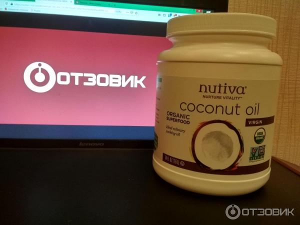 Кокосовое масло nutiva iherb