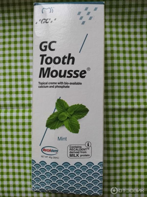 Профессиональный стоматологический крем GC Tooth Mousse фото