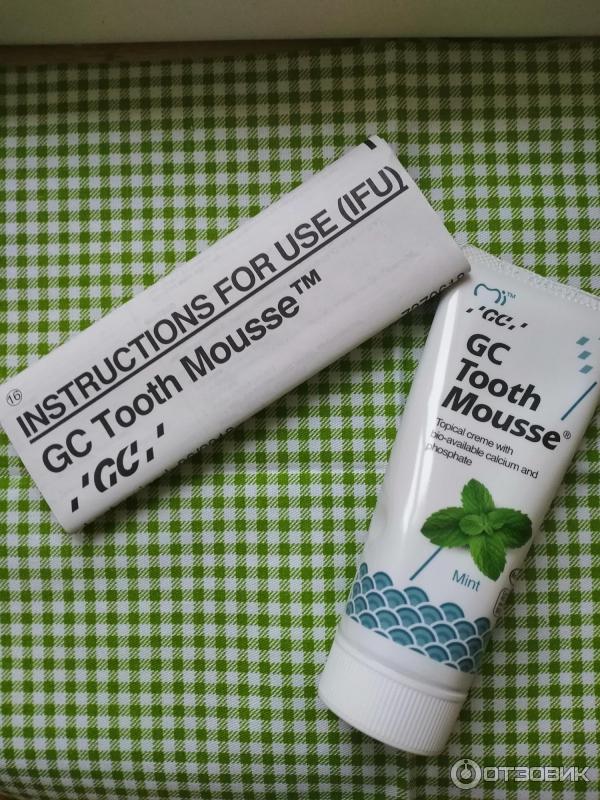 Профессиональный стоматологический крем GC Tooth Mousse фото