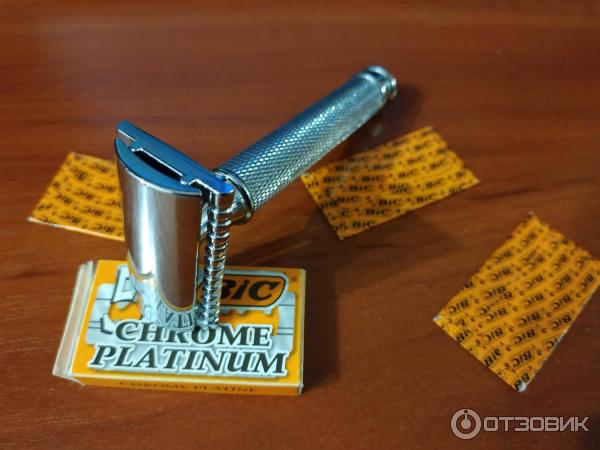 Лезвия для т-образных классических станков Bic Chrome Platinum фото