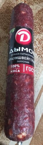 Колбаса Дымов "Брауншвейгская" сырокопченая фото