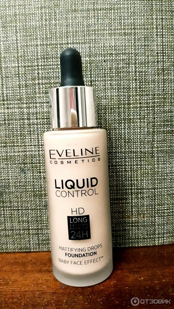Тональную основу eveline liquid control. Eveline liquid control 005. тональная основа эвелин liquid control.