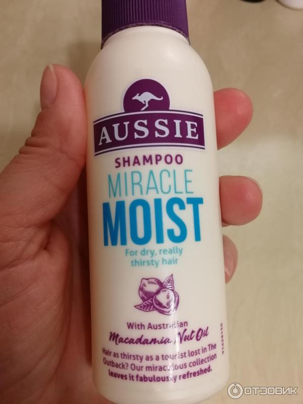 Шампунь Aussie Miracle Moist для сухих и поврежденных волос фото