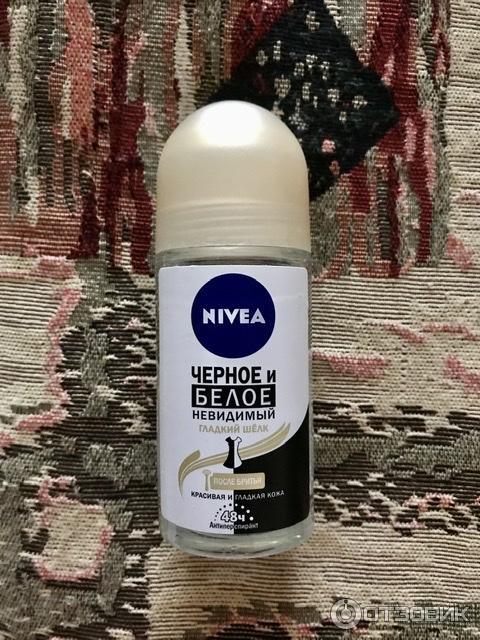 Антиперспирант шариковый Nivea Черное и белое невидимый фото