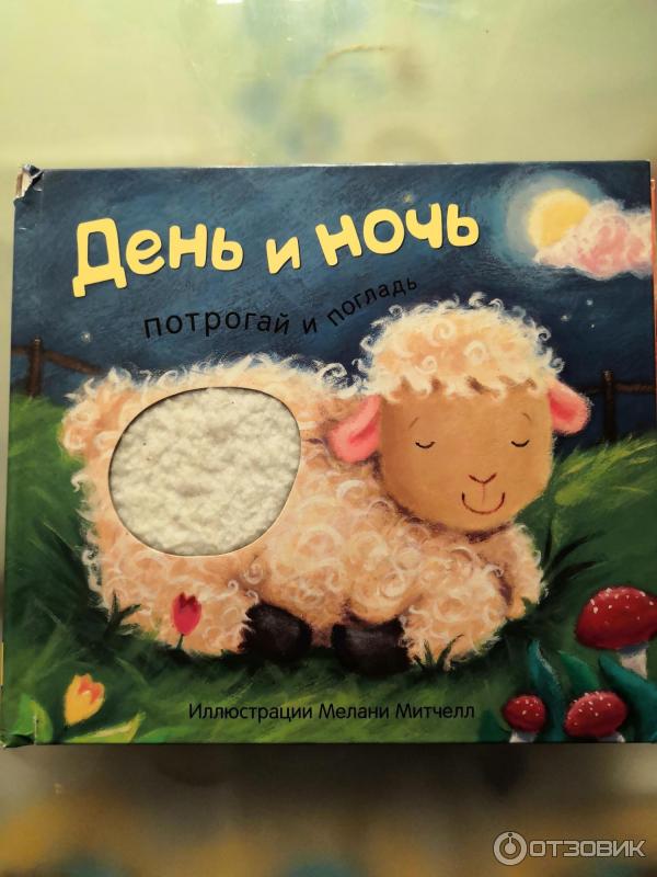 Книга День и ночь, потрогай и погладь. Обложка