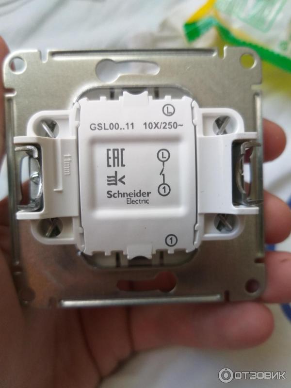 Розетки и выключатели Schneider Electric Glossa фото