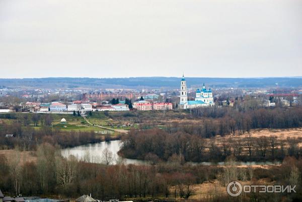 Панорама Елабуги с Чертова городища