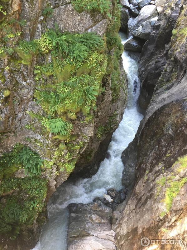 Водопад Чертова мельница (Россия, Домбай) фото